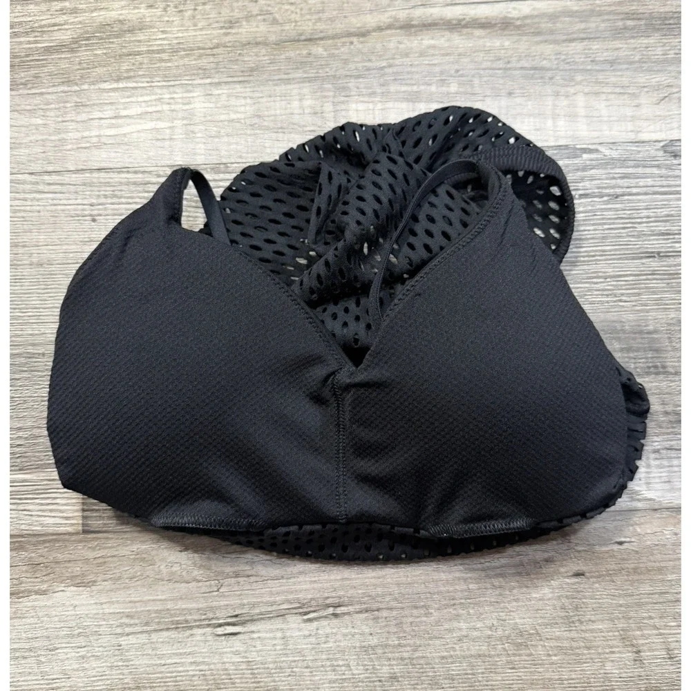 Nike Team Indy Net Padded Sports Bra Women's XS Black DJ8523-010
